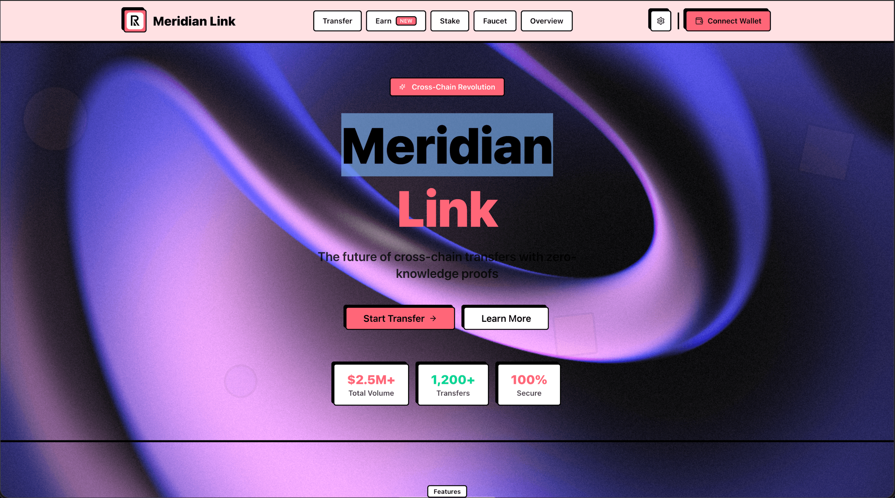 Meridian Link - Cross Chain Token Bridge