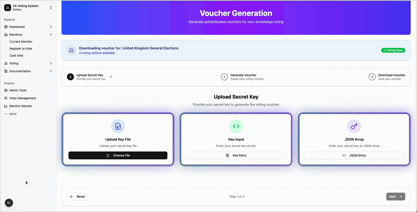 Cloak Minster ballot demo clip cloak-10