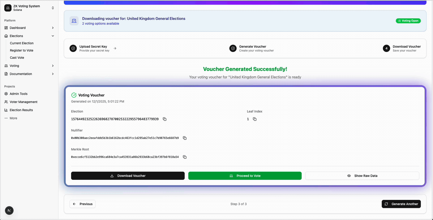 Cloak Minster ballot demo clip cloak-11