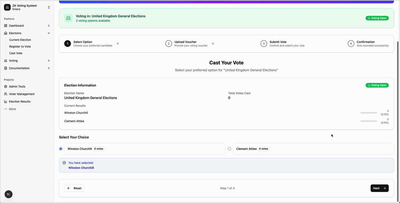 Cloak Minster ballot demo clip cloak-12